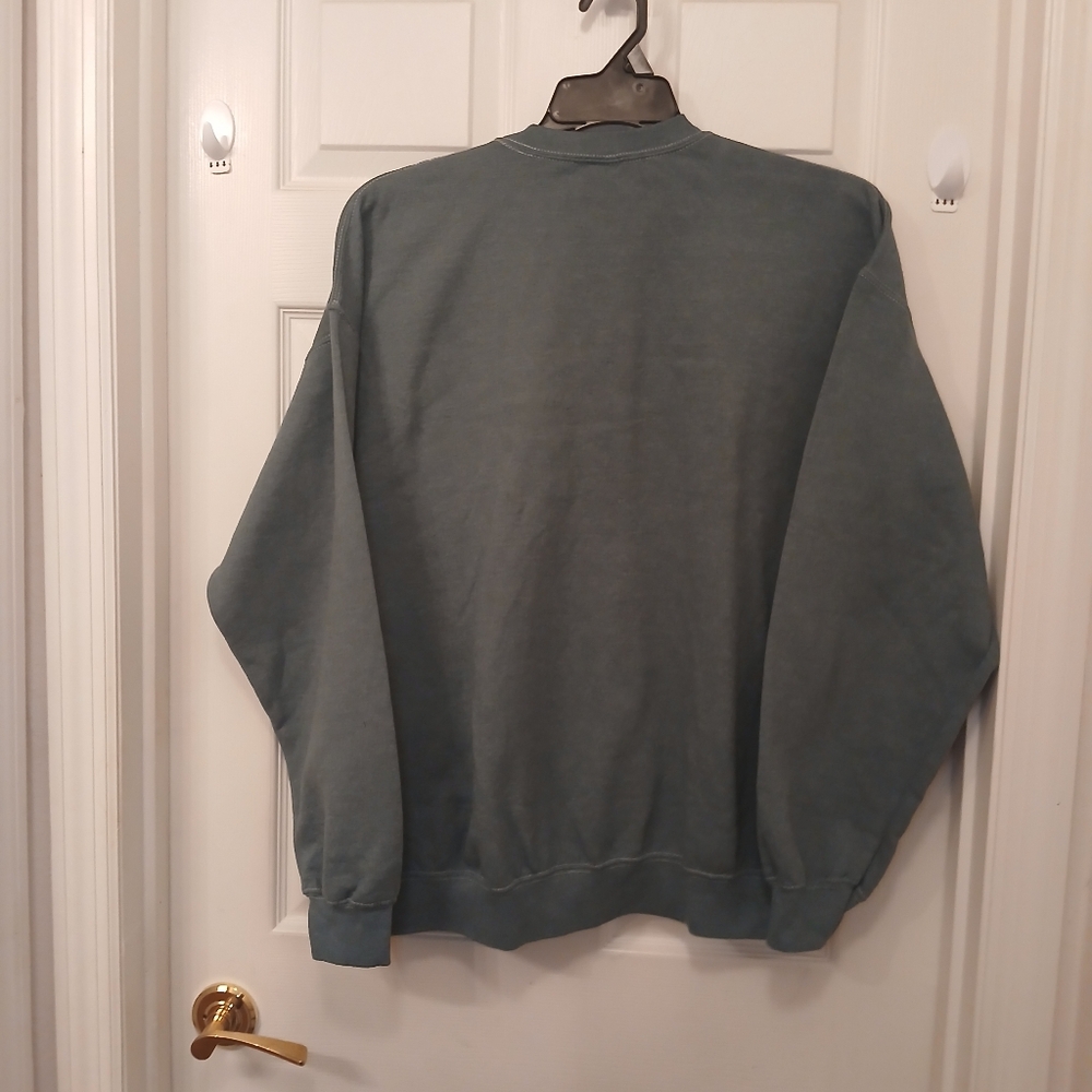 Urban Outfitters Golden Hour Sweatshirt Men's Size L/XL Olive - Picture 6 of 6